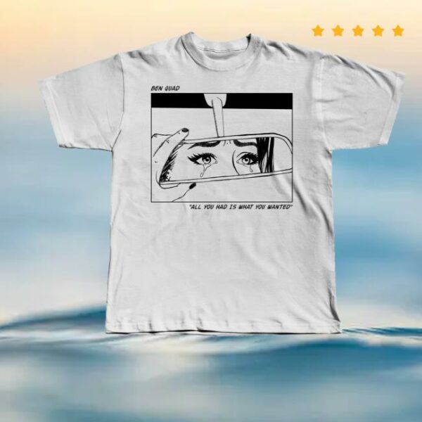 Pure Noise Merch Store Ben Quad Rearview White Tee