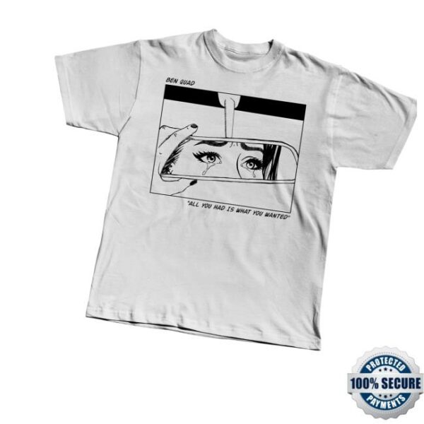 Pure Noise Merch Store Ben Quad Rearview White Tee