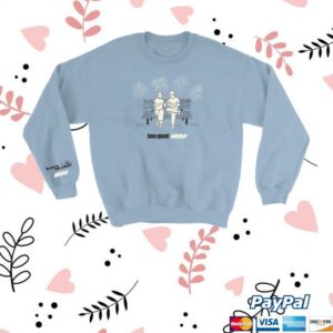 Pure Noise Merch Store Ben Quad Wisher Light Blue Crewneck