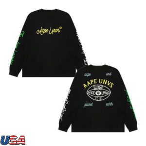 A Bathing Ape Merch Stored Aapeunvs Graphic Long Sleeve Tee