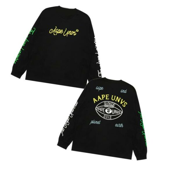A Bathing Ape Merch Stored Aapeunvs Graphic Long Sleeve Tee