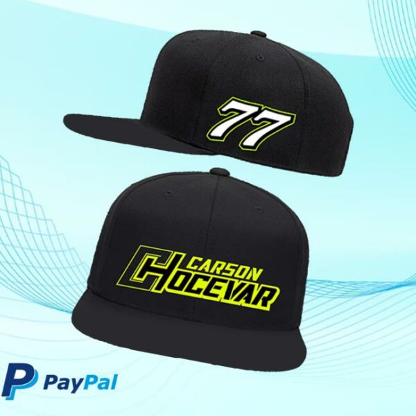 Spire Motorsports Shop Merch 77 Carson Hocevar Flat Bill Hat 2025