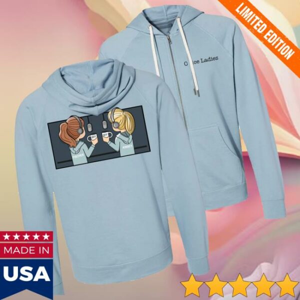 Audacy Podcast Merch Store Office Ladies Classic Zip Up Hoodie