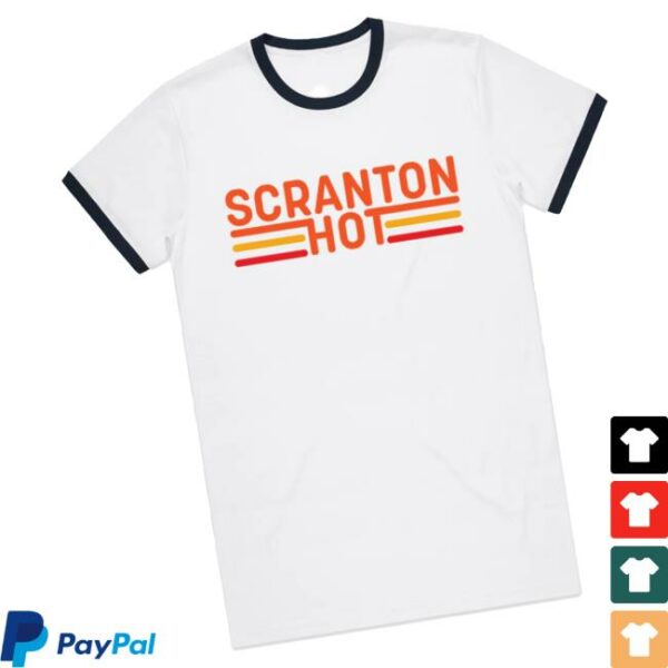 Audacy Podcast Merch Store Scranton Hot Ringer Tee