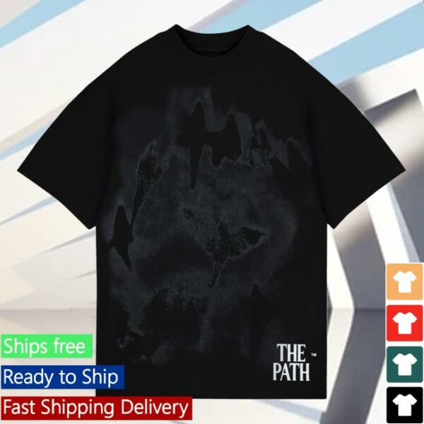 Undergold Merch Store The Path Birds Tshirt Black