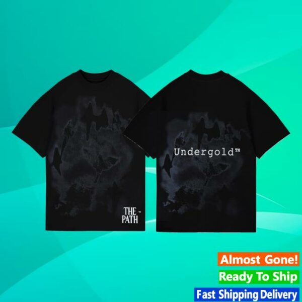Undergold Merch Store The Path Birds Tshirt Black