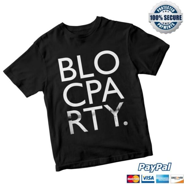 Bloc Party Store Merch Silent Alarm Logo Tee