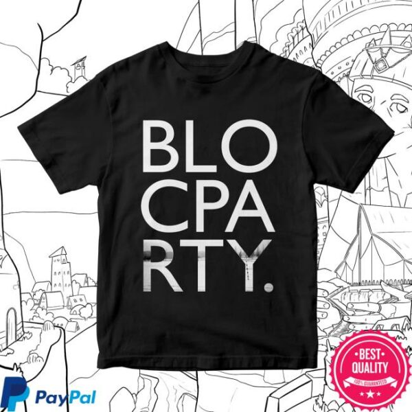 Bloc Party Store Merch Silent Alarm Logo Tee