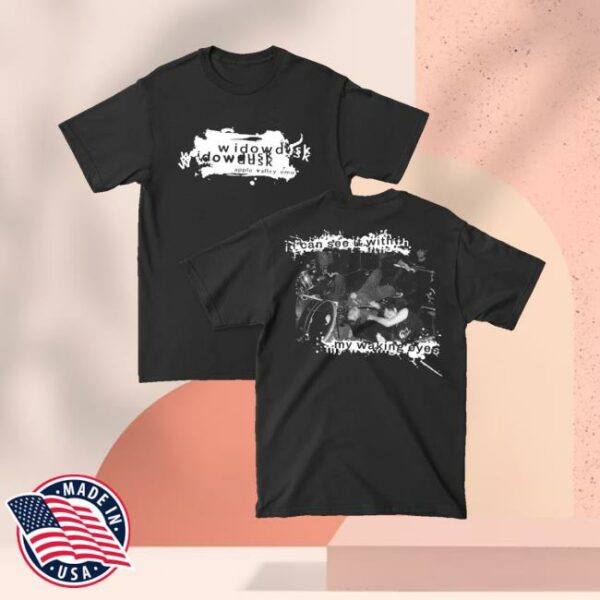 Widowdusk Merch Apple Valley Emo Black Tee
