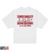 Sorryimbusy Store Merch Skyline Off Black T-Shirt