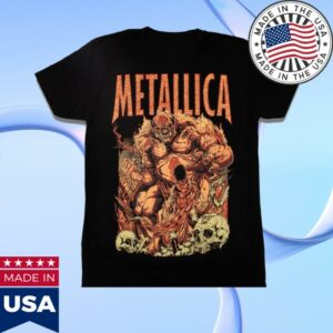 Metallica Merch Store Hero Of The Day Poster Art T-Shirt