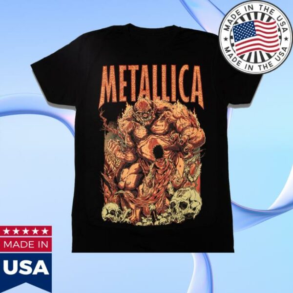 Metallica Merch Store Hero Of The Day Poster Art T-Shirt