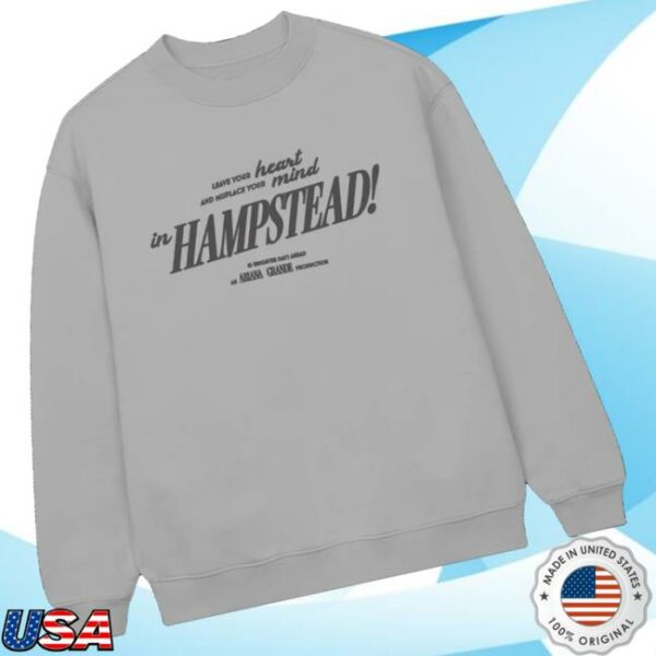 Ariana Grande Merch Store Hampstead Crewneck Grey