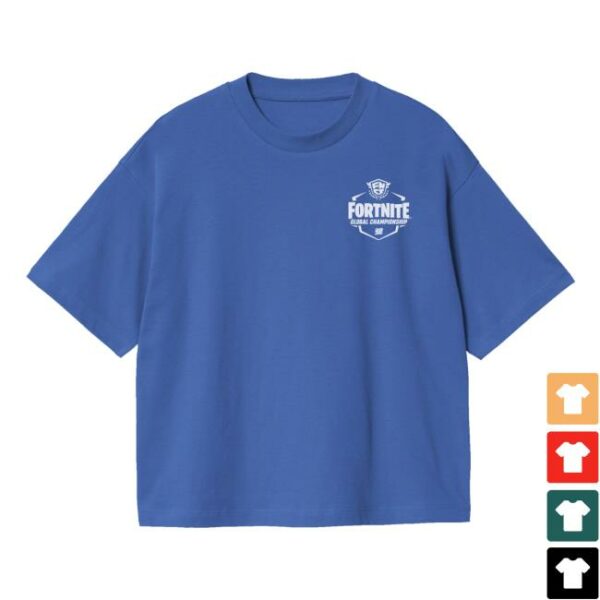 Blast Tv Store Merch 2025 Fncs Global Championship Boxy Fit Blue T-Shirt