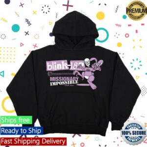 Blink182 Merch Store Online Ceramics Missionary Impossible Tour Exclusive Hoodie