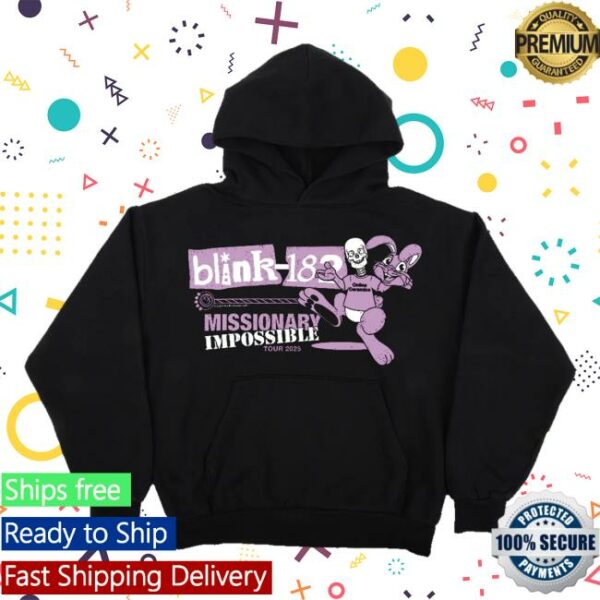 Blink182 Merch Store Online Ceramics Missionary Impossible Tour Exclusive Hoodie
