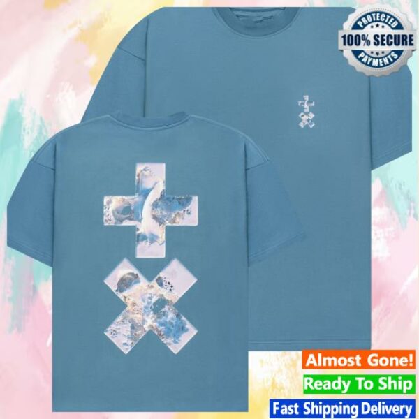 Martin Garrix Store Merch Wave Blue T-Shirt