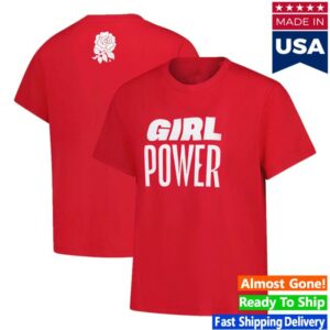 Spice Girls Merch Store Red Roses X Spice Girls Relaxed Red T-Shirt