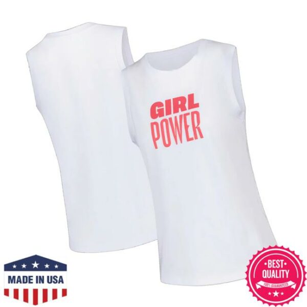 Spice Girls Merch Store Red Roses X Spice Girls Relaxed White Tank Top