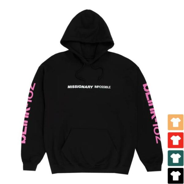 Blink182 Store Merch Missionary Impossible Tour Hoodie