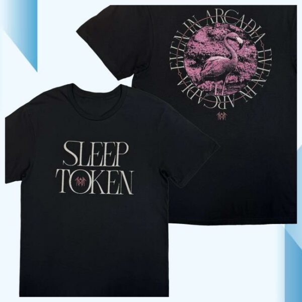 Cool Store Merch Sleep Token Flamingo Circle T-Shirt