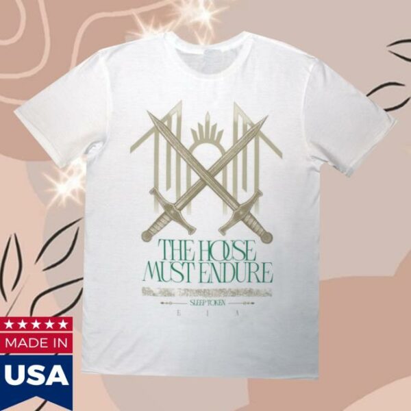 Cool Store Merch Sleep Token The House Must Endure White T-Shirt