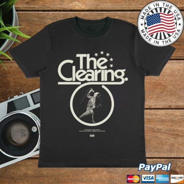 Wolf Alice Store Merch The Clearing Black & White T-Shirt