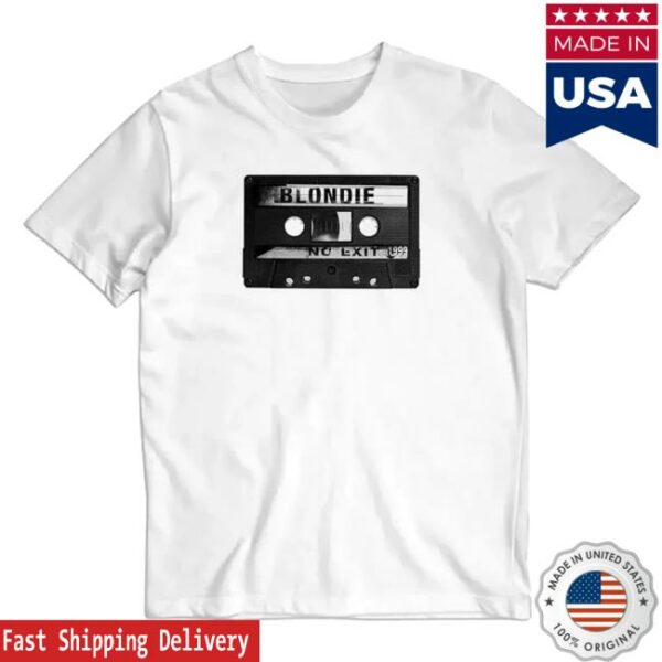 Blondie Store Merch No Exit Collection Cassette T-Shirt