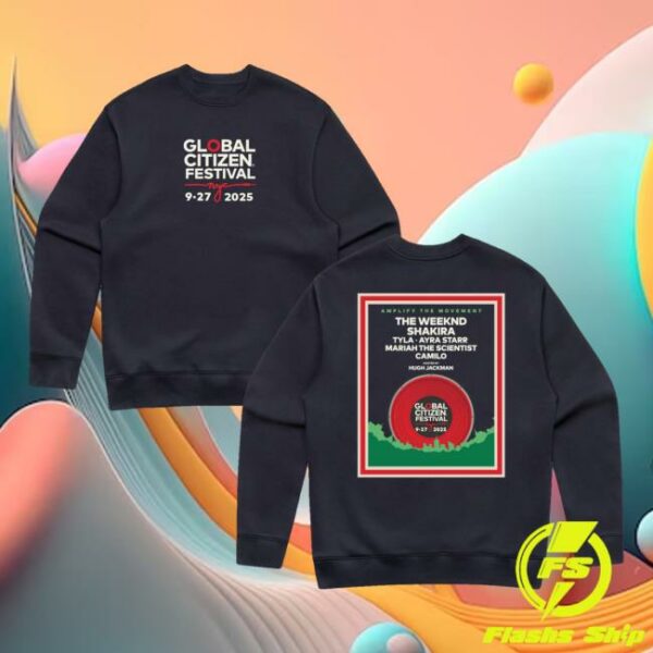 Global Citizen Merch Store Gcf 2025 Lineup Crewneck
