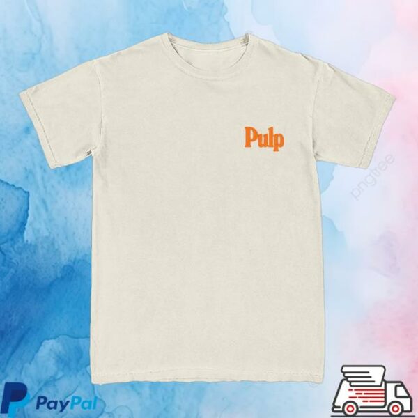 Pulp Official Merch Store Postcard Tee Natural