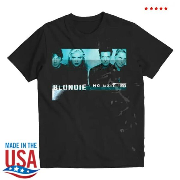 Blondie Merch Store No Exit Collection Album Cover T-Shirt