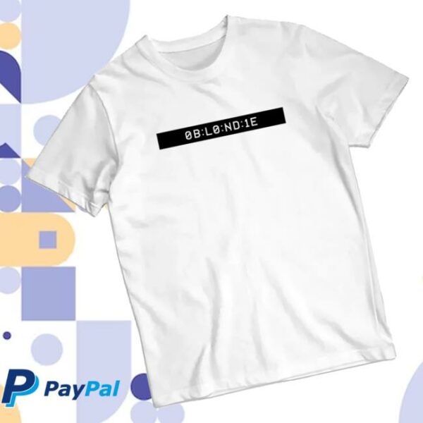 Blondie Merch Store No Exit Collection Timecode Logo T-Shirt