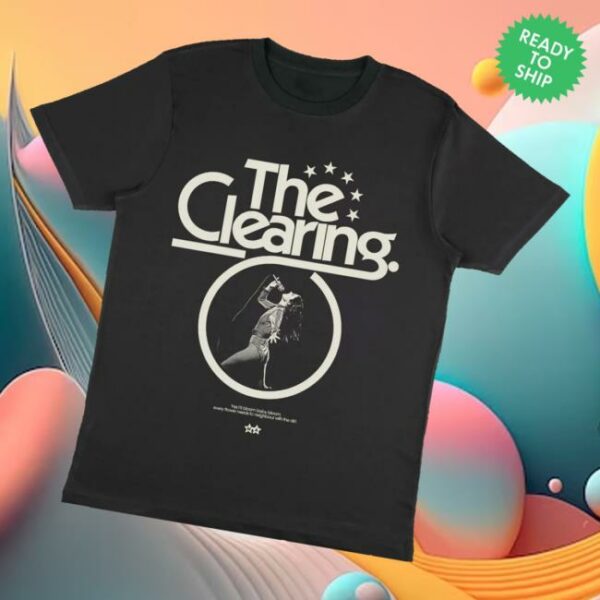 Wolf Alice Merch Store The Clearing Black And White T-Shirt