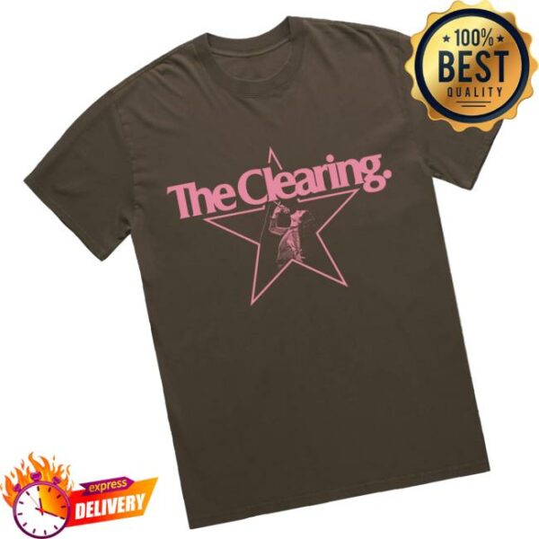 Wolf Alice Merch Store The Clearing Brown Pink T-Shirt