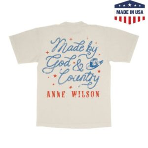 Anne Wilson Official Store Merch God & Country Youth T-Shirt