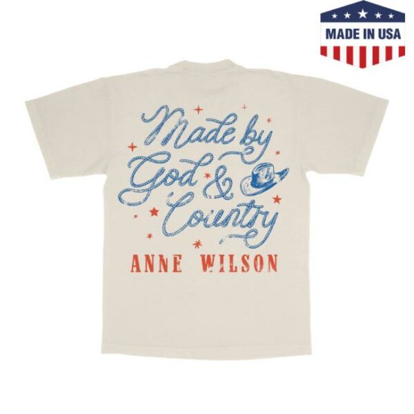 Anne Wilson Official Store Merch God & Country Youth T-Shirt