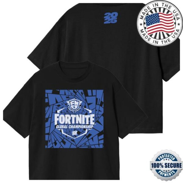 Blast Store Merch 2025 Fncs Global Championship Boxy Fit Black T-Shirt