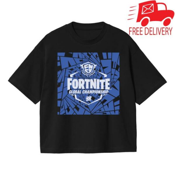 Blast Store Merch 2025 Fncs Global Championship Boxy Fit Black T-Shirt