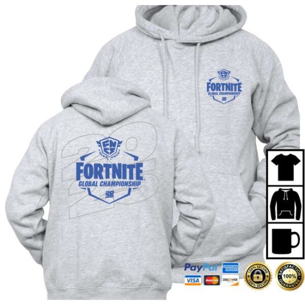 Blast Store Merch 2025 Fncs Global Championship Grey Hoodie