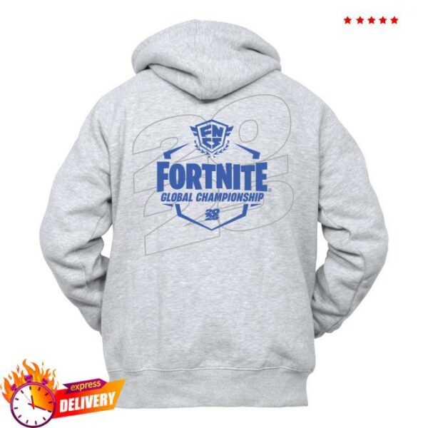 Blast Store Merch 2025 Fncs Global Championship Grey Hoodie
