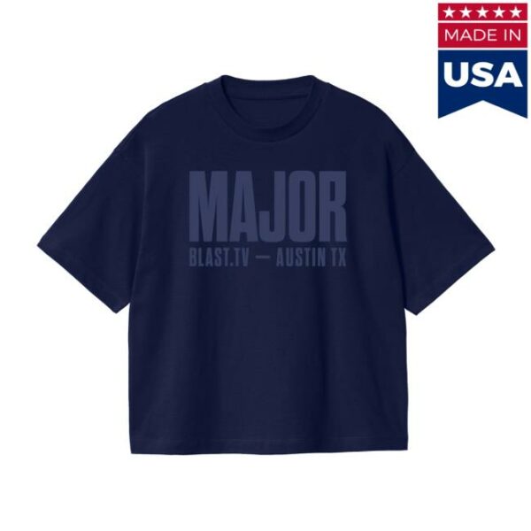 Blast Store Merch 2025 Blast Counter Strike Austin Major Navy T-Shirt