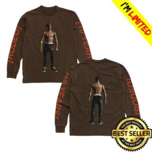 Travis Scott Merch Store Rodeo 10 Years Action Figure Longsleeve