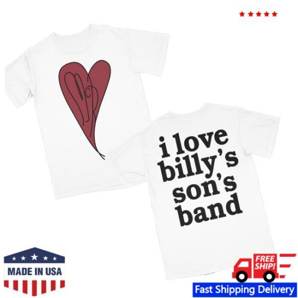 Boothammertees Store Merch Mcr I Love Billy’s Son’s Band Shirt