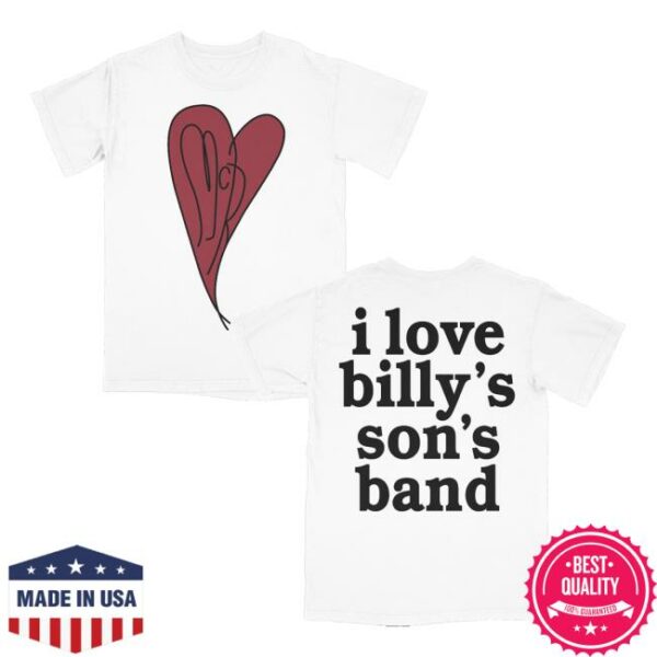 Boothammertees Store Merch Mcr I Love Billy’s Son’s Band Shirt