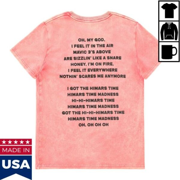 Saint Javelin Store Merch Himars Time Madness Adult T-Shirt