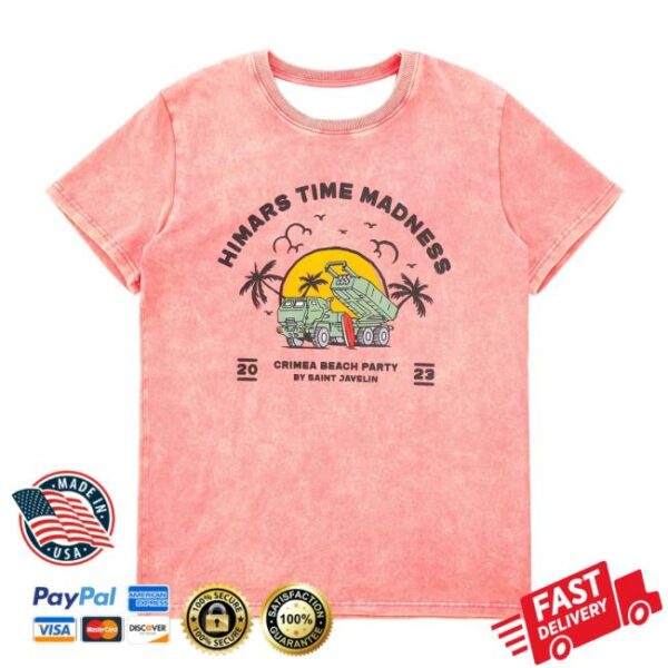 Saint Javelin Store Merch Himars Time Madness Adult T-Shirt
