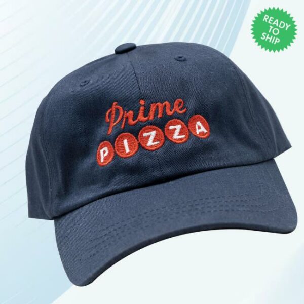 Prime Pizza Store Merch Prime Navy Dad Cap