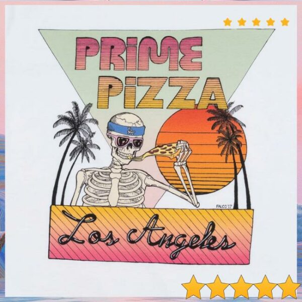 Prime Pizza Store Merch Falco Skeleton Tee