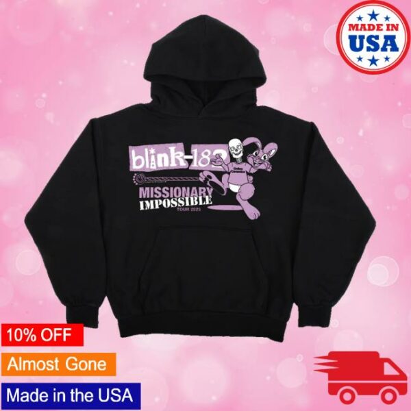 Blink182 Merch Store Shop Online Ceramics Missionary Impossible Tour Exclusive Hoodie
