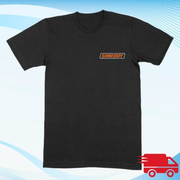 Shreddy Lyfe Store Merch Tree Shaka Black Shirt